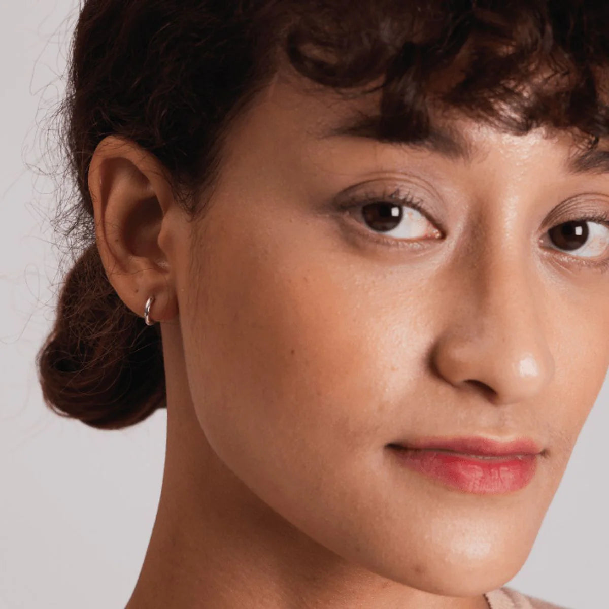 Sterling Silver Mini Huggie Hoop Earrings