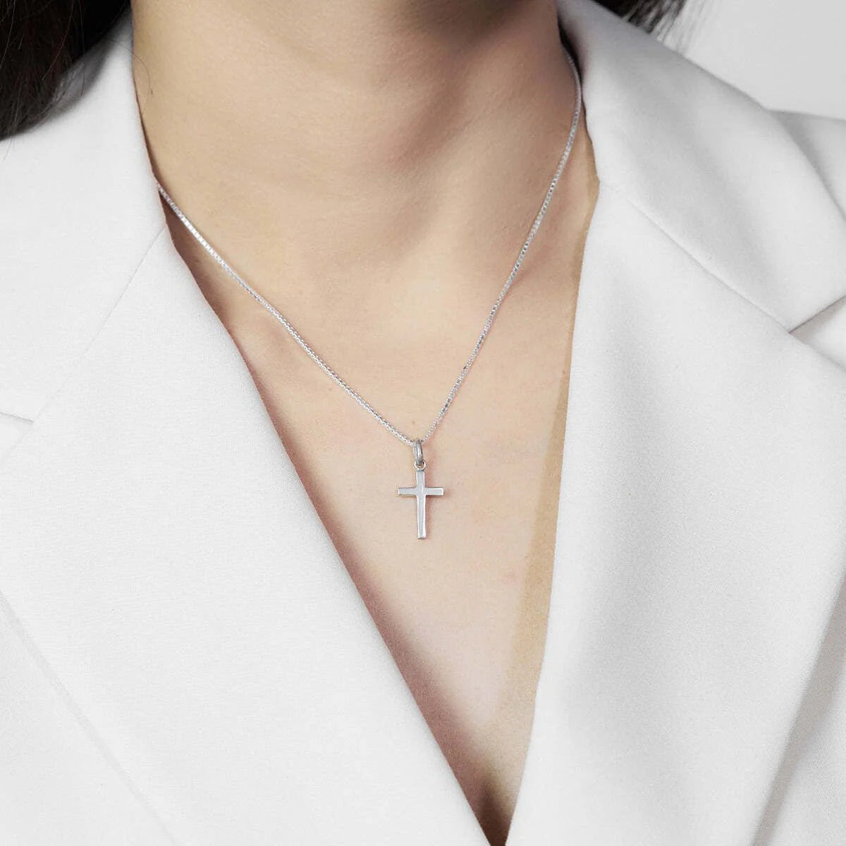 Sterling Silver Cross Necklace