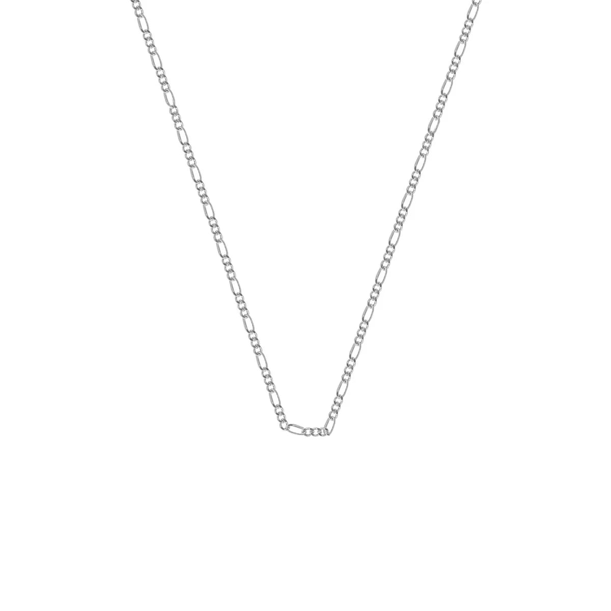Sterling Silver Figaro Chain
