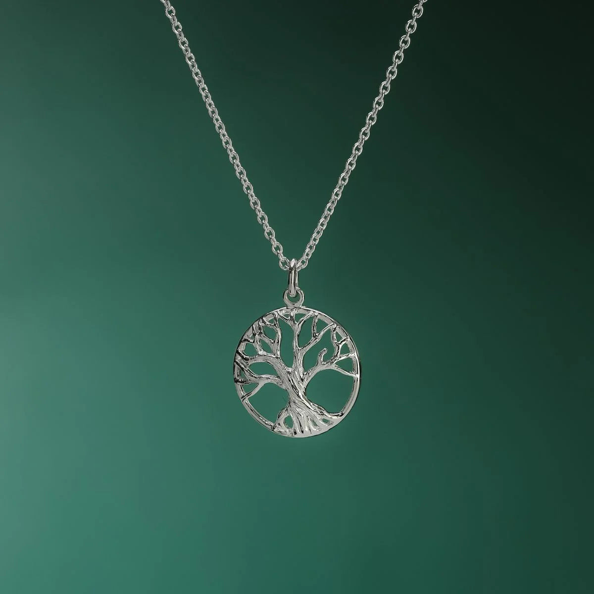 Sterling Silver Family Tree of Life Necklace