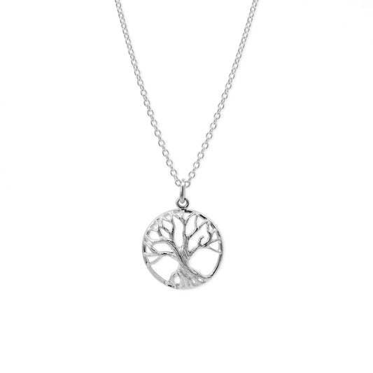 Sterling Silver Family Tree of Life Necklace