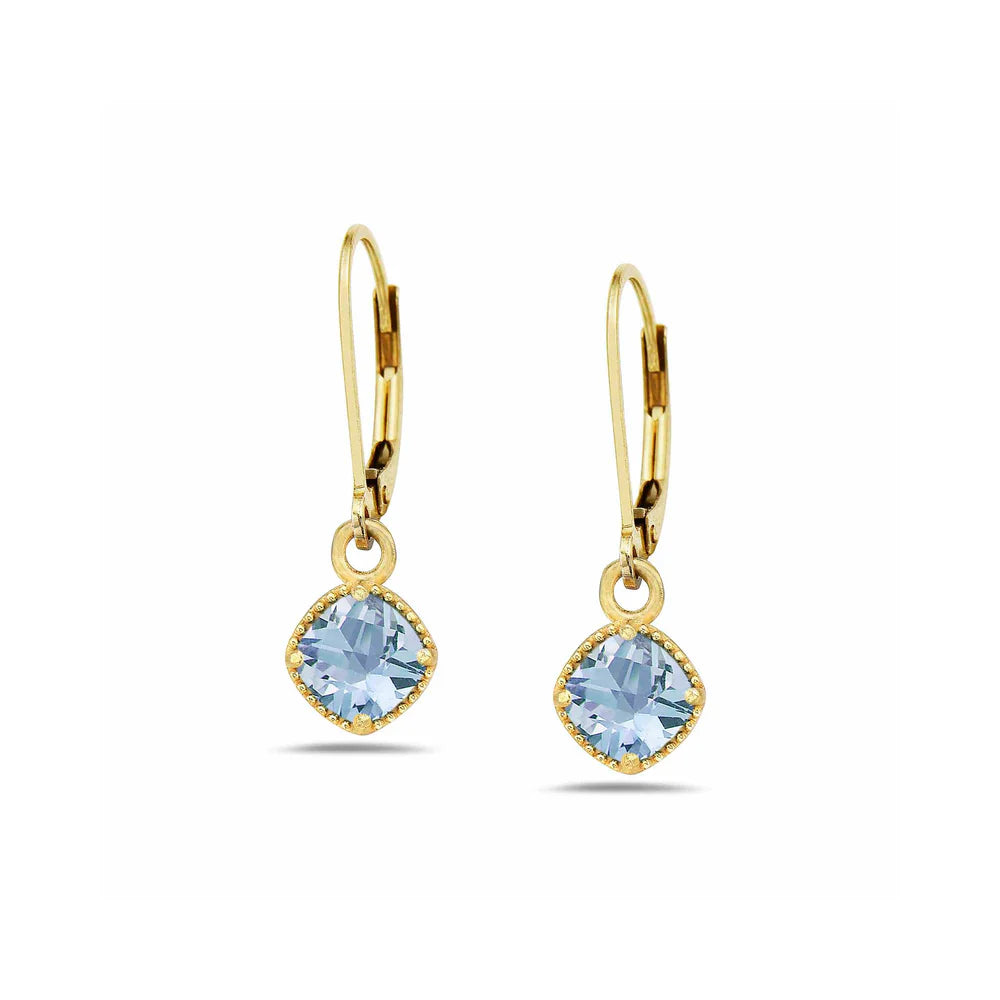 Aquamarine Dangle Earrings