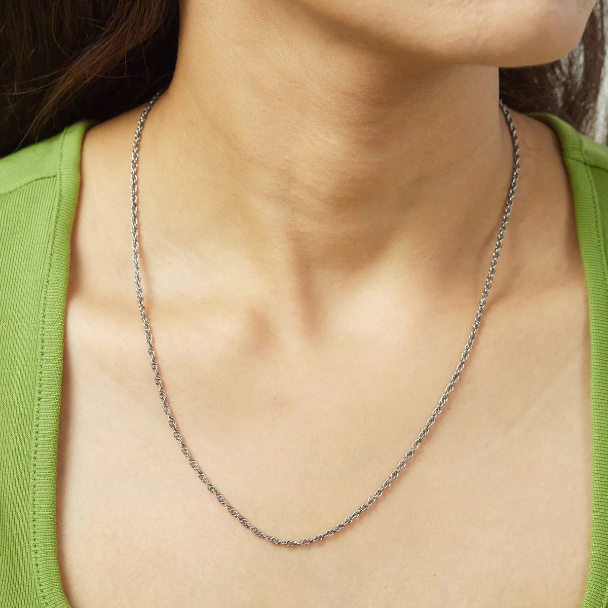Sterling Silver Oxidized Chain