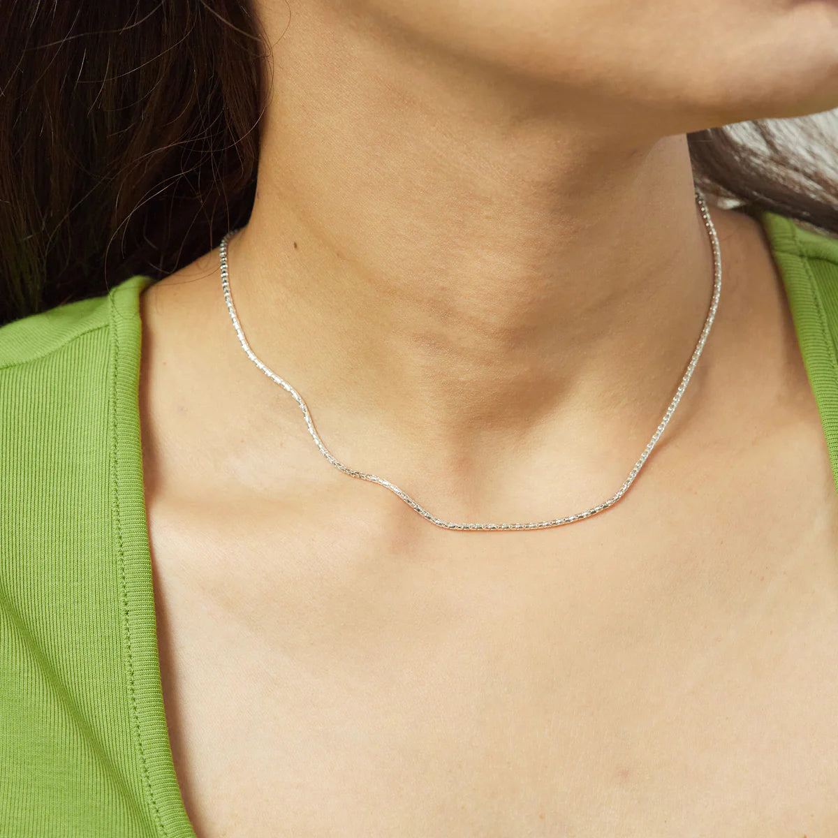 Sterling Silver Agganciata Chain