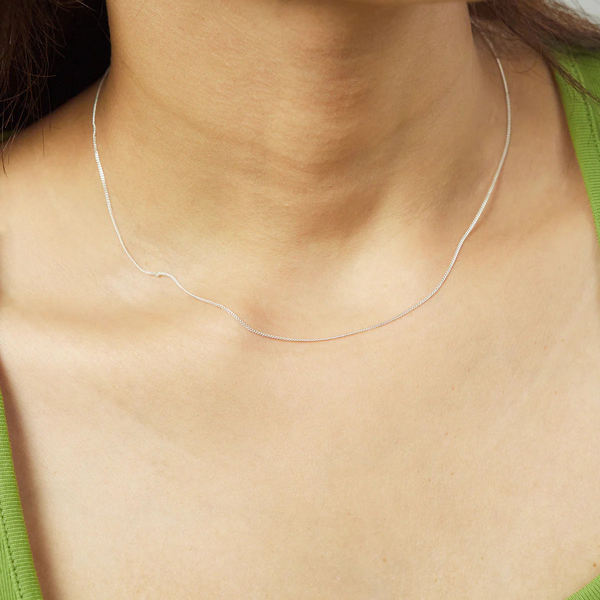 Sterling Silver Flat Chain