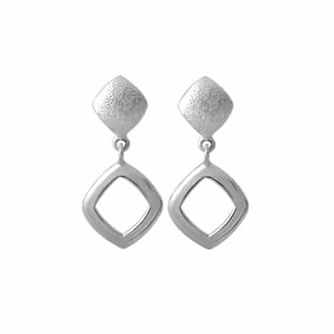 Sterling Silver Post- Dangle Earring by Boma