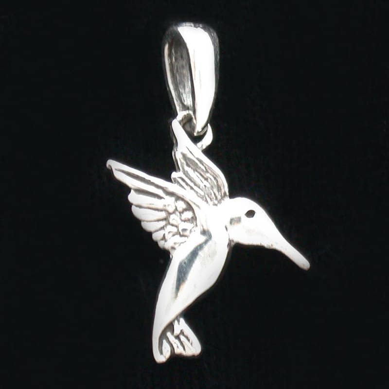 Sterling Silver Hummingbird Pendant by Zeppo