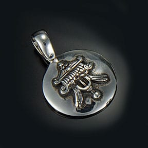 Sterling Silver Parasol Pendant by aCleoni