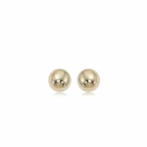 14K Yellow Gold 5mm Ball Earrings by Carla & Nancy B.