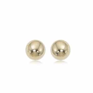 14K Yellow Gold 6mm Ball Stud Earrings by Carla & Nancy B.