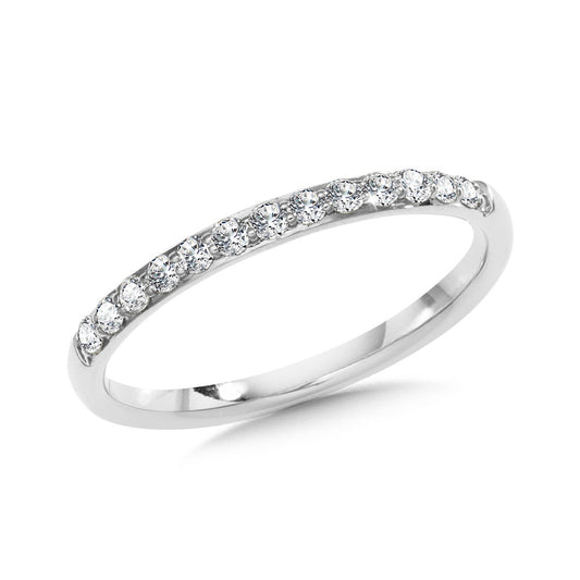 14K White Gold 13 Diamond Band