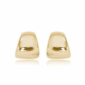 14K Gold Small 1/2 Wrap Hoop Earrings by Carla & Nancy B.