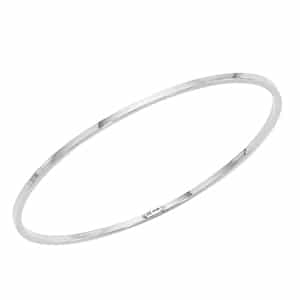 Sterling Silver 2.5mm Square Bangle Bracelet by Carla & Nancy B.