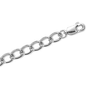 Sterling Silver Curb Chain Bracelet 7.5 inch by Carla & Nancy B.