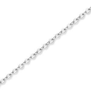 Sterling Silver 18 inch DC Cable Chain by Carla & Nancy B.