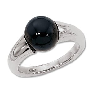 Sterling Silver Black Onyx Ring by Carla & Nancy B.