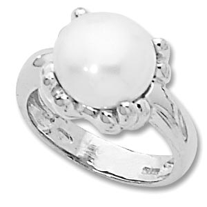 Sterling Silver Freshwater Pearl Ring by Carla & Nancy B.