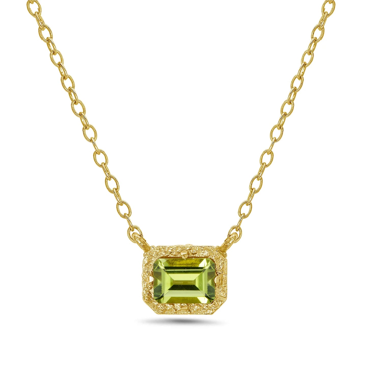 East-West Necklace in Gold Vermeil