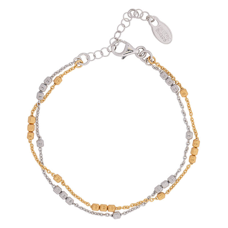 Sterling Silver & Gold Plated Dani Bracelet