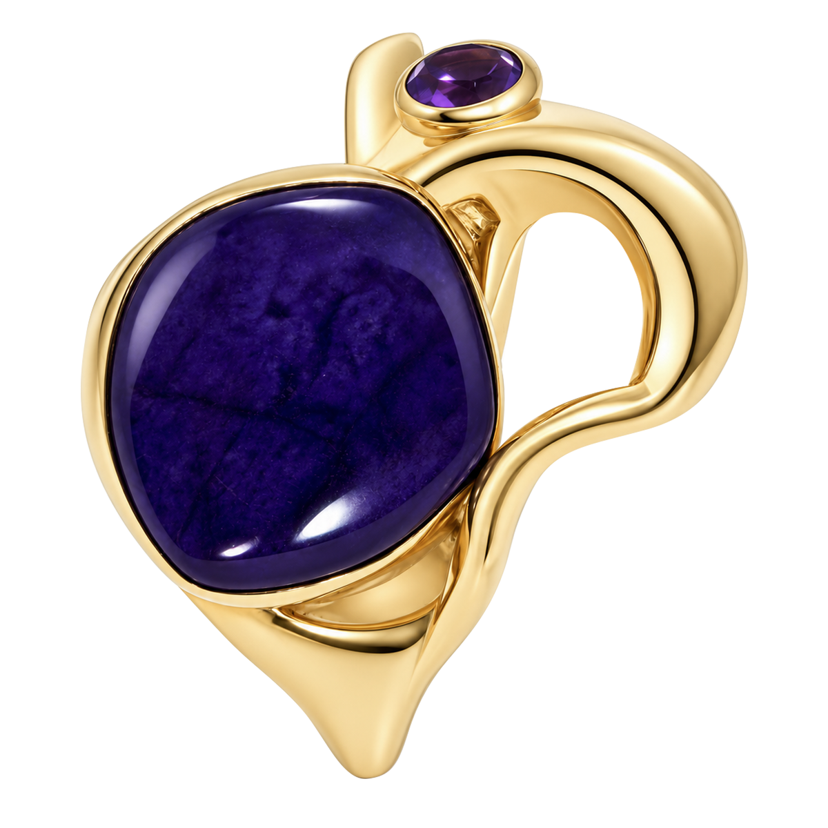 14K Yellow Gold Sugilite Ring