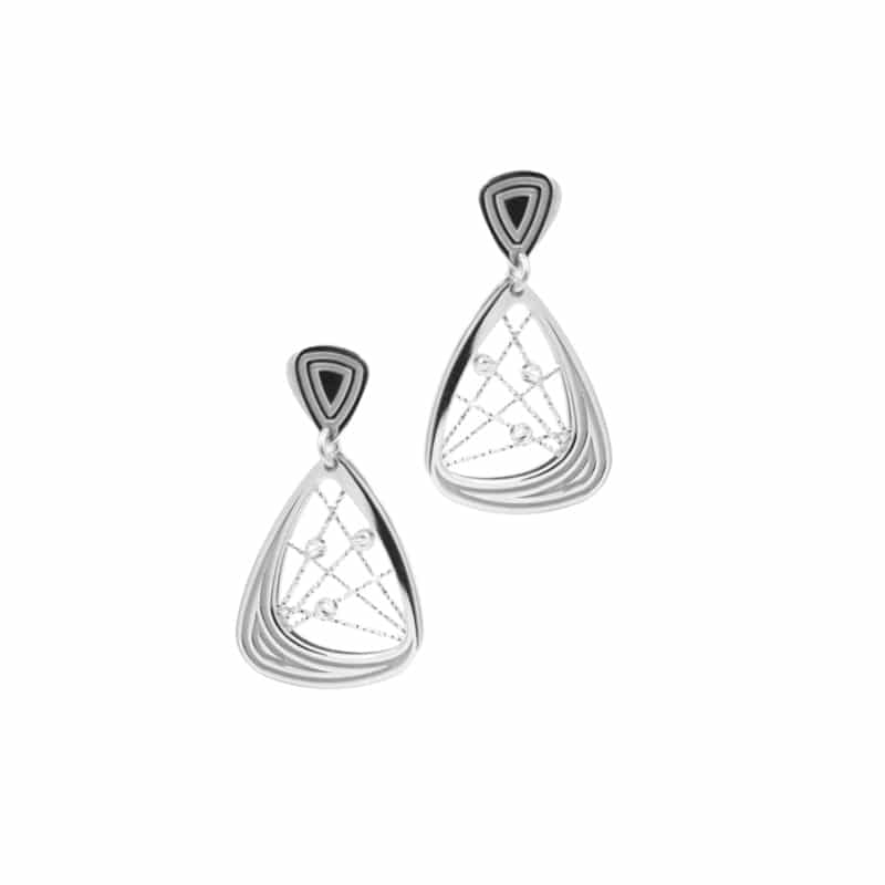 Sterling Silver Madelaine Earrings by Frederic Duclos