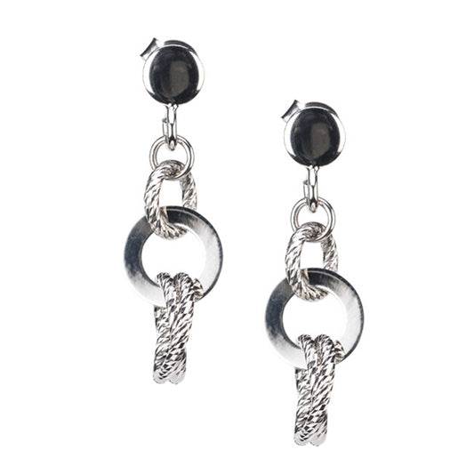 Sterling Silver Kalena Earrings by Frederic Duclos