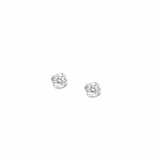 Sterling Silver Petite Cubic Zirconia Stud Earrings by Boma