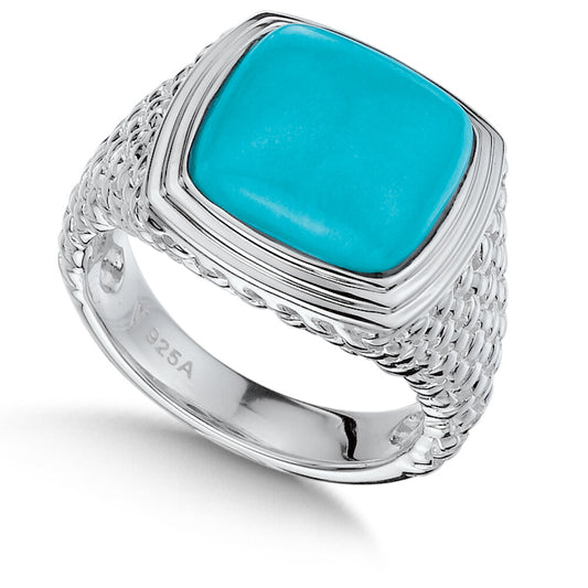 Sterling Silver Turquoise Ring by SDC Creations