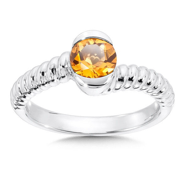 Sterling Silver Citrine Ring by SDC Creations