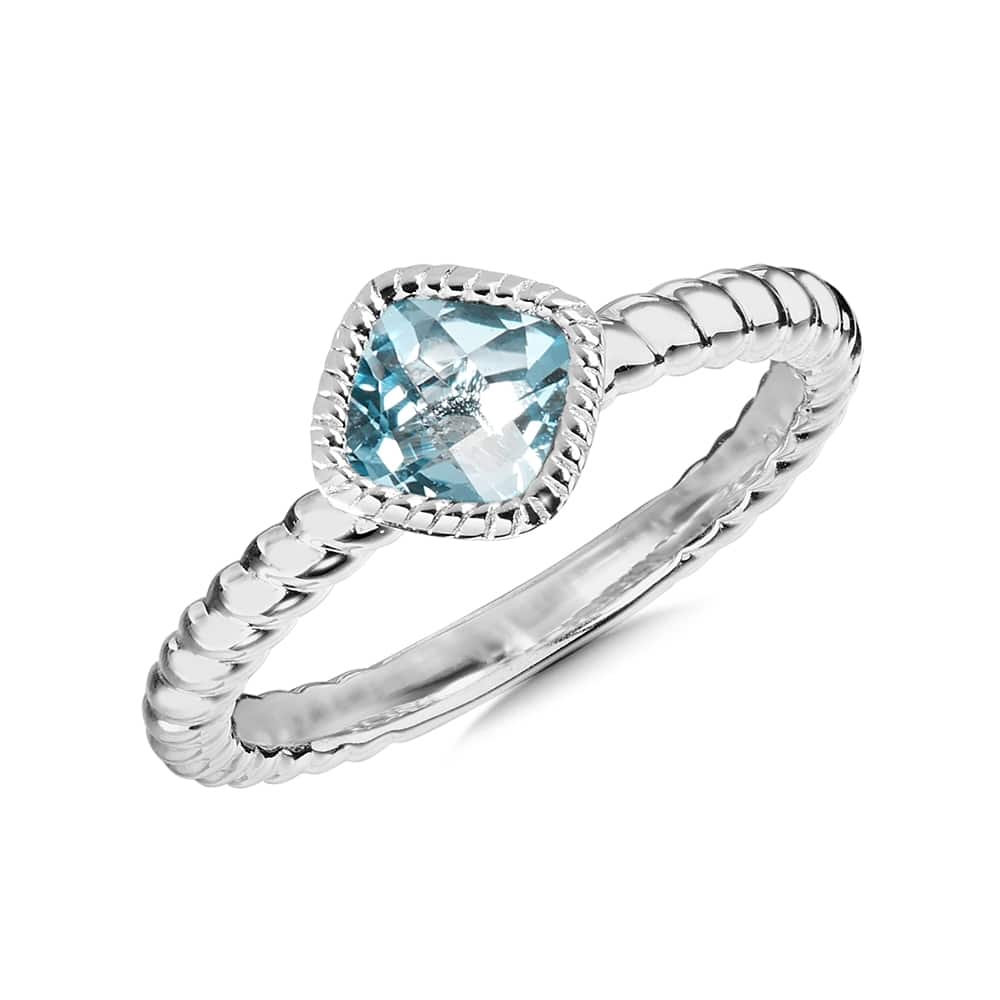 Sterling Silver Aquamarine Ring by SDC Creations