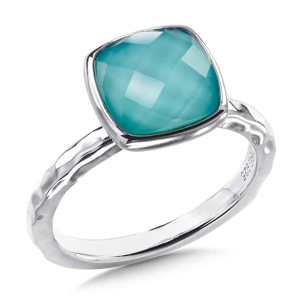 Sterling Silver Turquoise Fusion Ring by SDC Creations