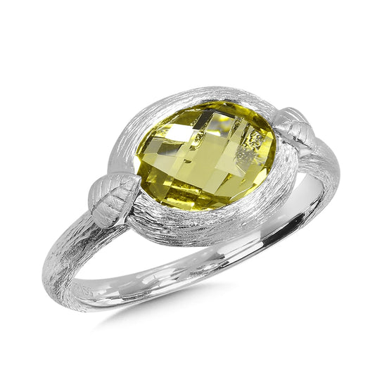 Sterling Silver Lemon Quartz Ring by SDC Creations