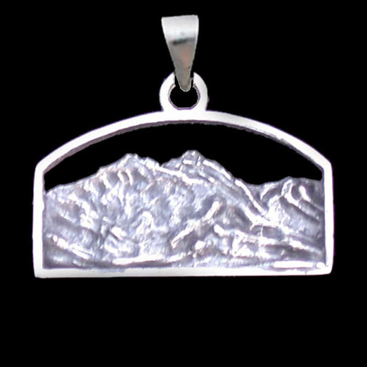 Sterling Silver Long's Peak Pendant by Zeppo