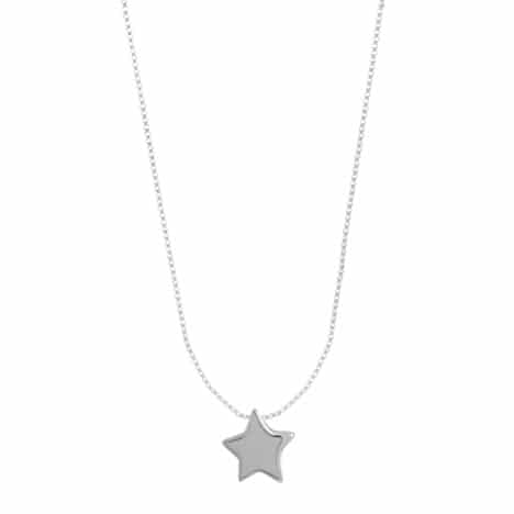 Sterling Silver 18 inch Necklace with Star by Boma