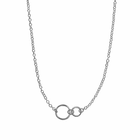 Sterling Silver Rings Necklace by Boma