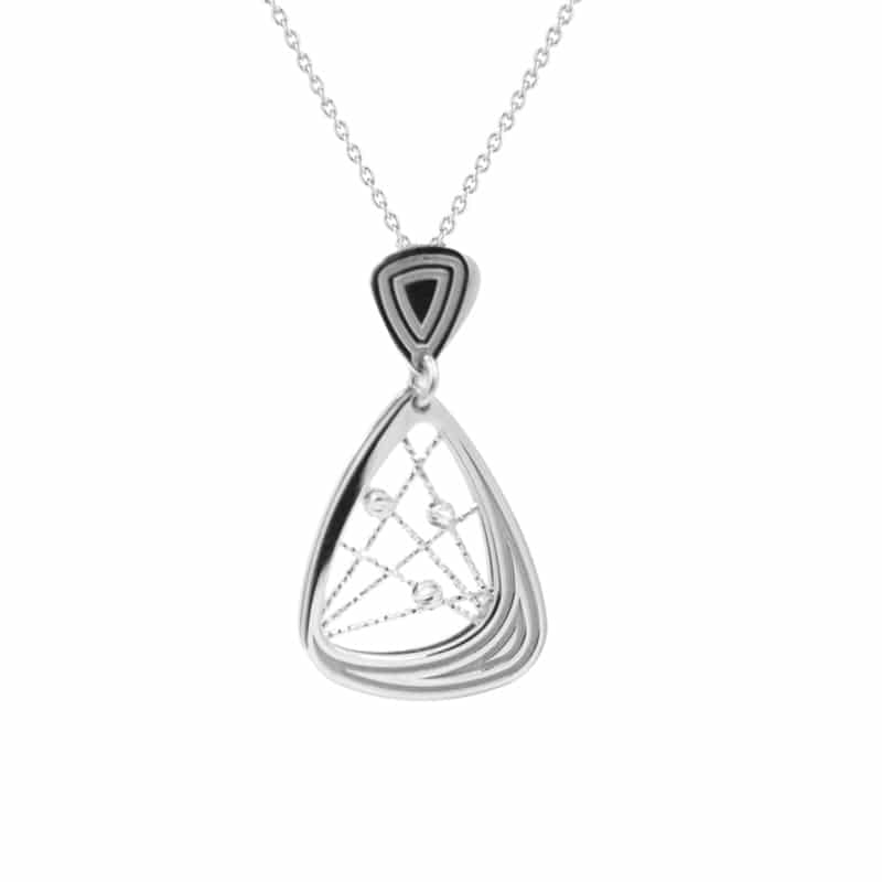 Sterling Silver Madelaine Necklace by Frederic Duclos