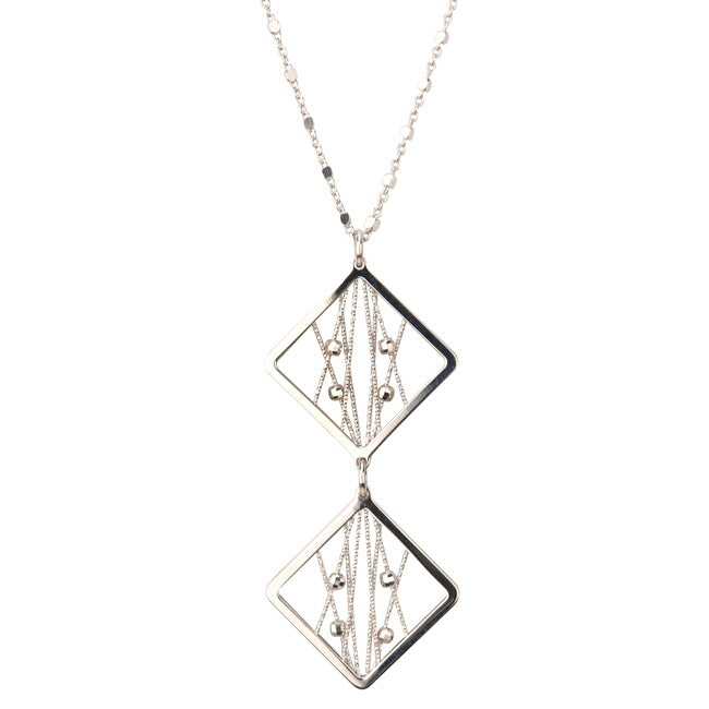 Sterling Silver Asteroid Necklace by Frederic Duclos