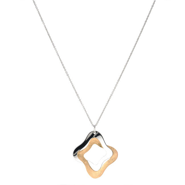 Sterling Silver & Yellow Gold Plated Yvonne Necklace by Frederic Duclos