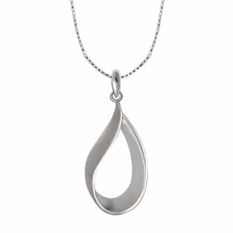 Sterling Silver Matte with HP Pendant by Boma