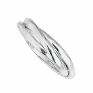 Sterling Silver 3 Band Ring by Boma