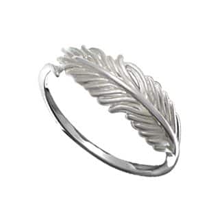 Sterling Silver Feather Ring by Boma