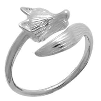 Sterling Silver Fox Ring by Boma