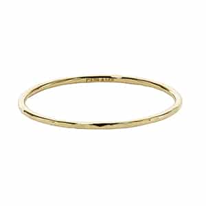 14K Yellow Gold Hammered .036 Ring by Carla & Nancy B.