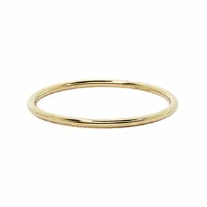 14K Yellow Gold Plain .045 Ring by Carla & Nancy B.