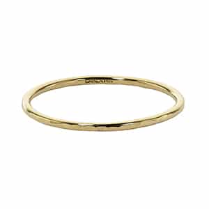 14K Yellow Gold Hammered Ring by Carla & Nancy B.