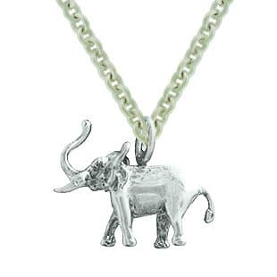 Sterling Silver Elephant Charm by The Touch