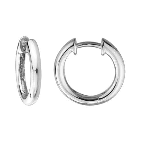 Sterling Silver Hinged Hoops by The Little Jewel