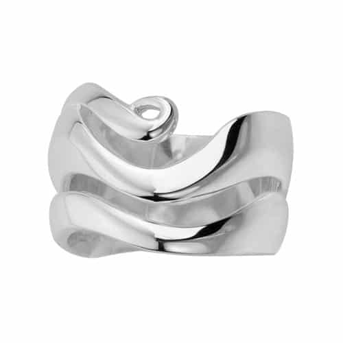 Sterling Silver Serpentine Ring by The Little Jewel