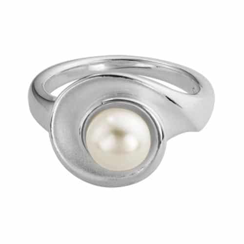 Sterling Silver 8mm Freshwater Pearl Ring by The Little Jewel