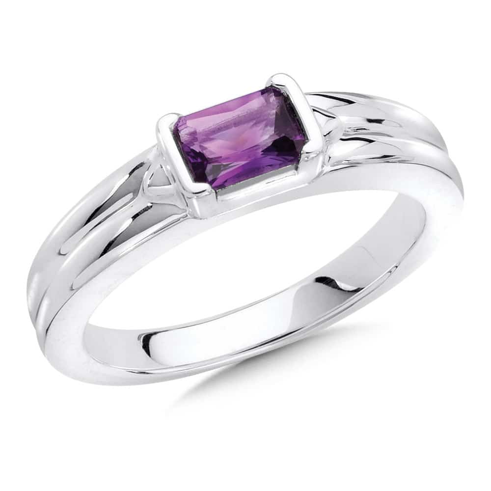 Silver Amethyst Essentials Ring by SDC Creations